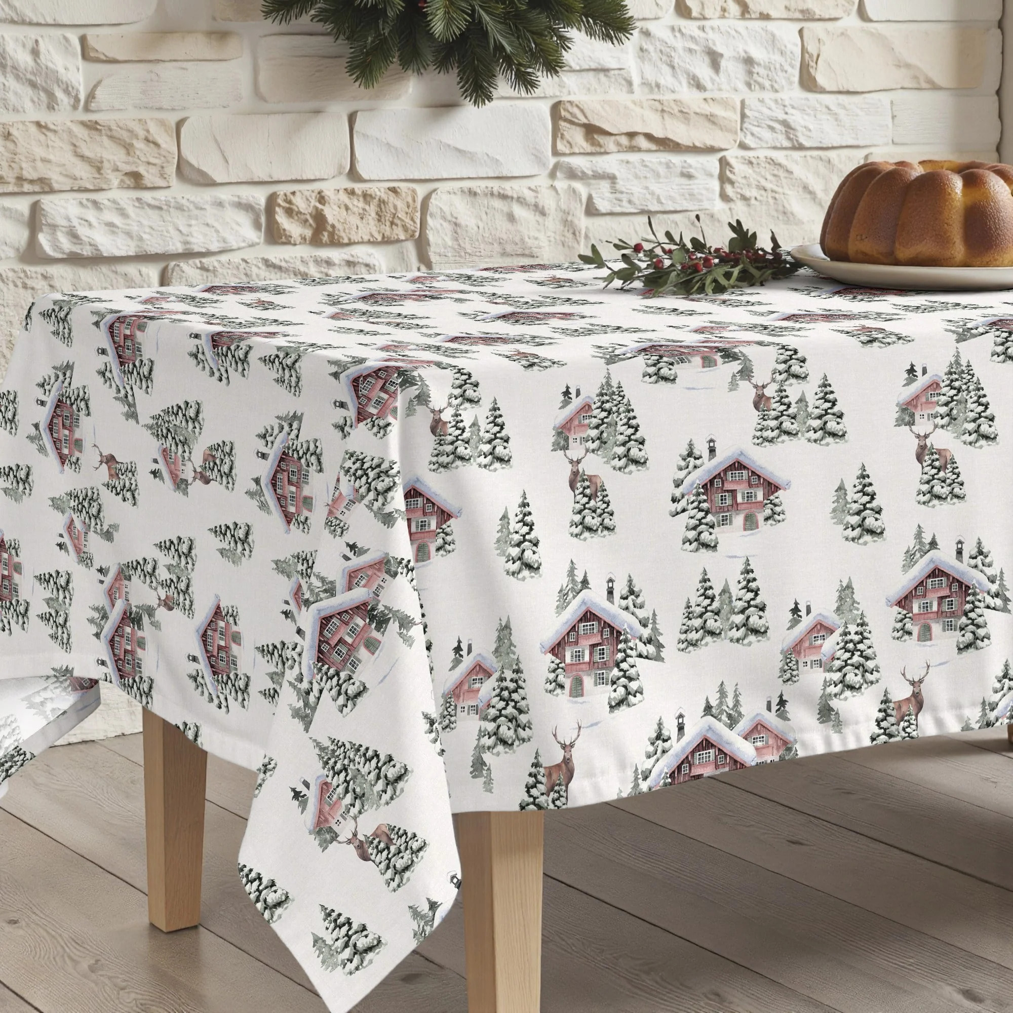 Nappe en résine Anti-tâches Bl Christmas 21