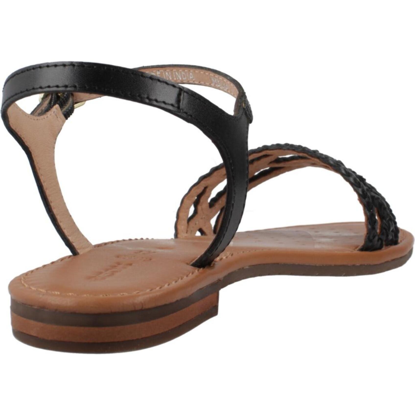 Sandalias Mujer de la marca GEOX  modelo D SOZY S A - GOAT LEA NEGRO