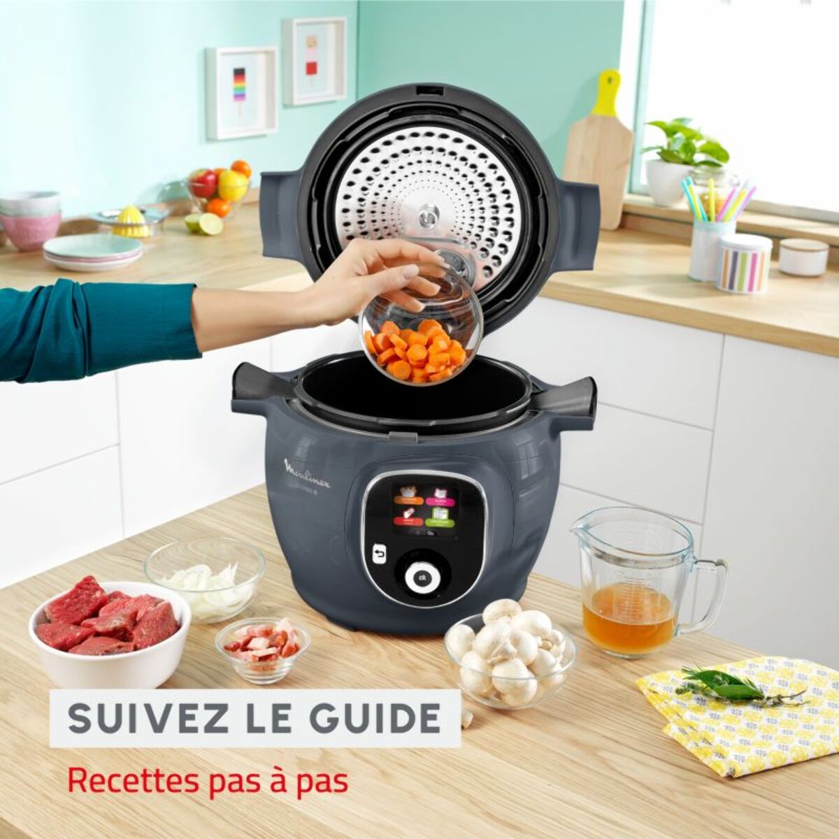 Cookeo MOULINEX CE851HF 6 modes de cuisson, 150 recettes