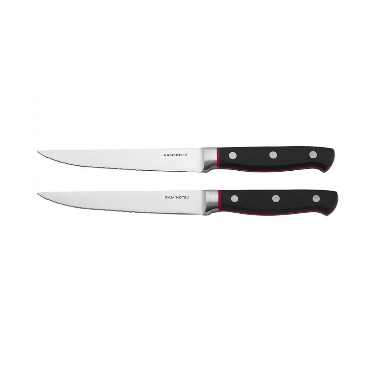2 Couteaux à steak 25cm