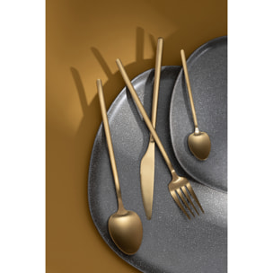 J-Line couvert - acier inoxydable - or  - box 24 pièces