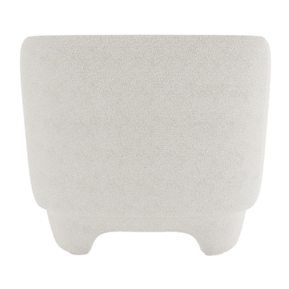 NOA - Fauteuil en laine bouclée écrue