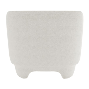 NOA - Fauteuil en laine bouclée écrue