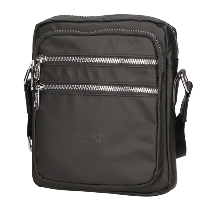Borsa a tracolla uomo - Modello False - 100% pelle PU - 20.0 x 23.0 x 7.0 cm