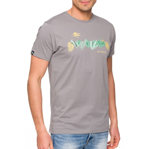 T-shirt in cotone 150 gr Hot Buttered Aloha Colore Grigio Chiaro