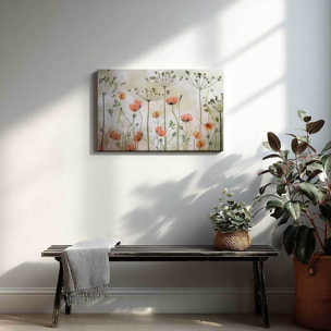 Tableau de fleurs Prairie de coquelicots Toile imprimée