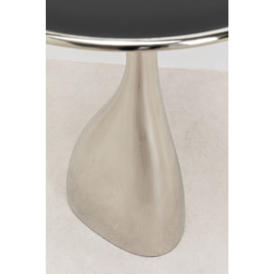 Table d'appoint Spacey argentée 36cm Kare Design