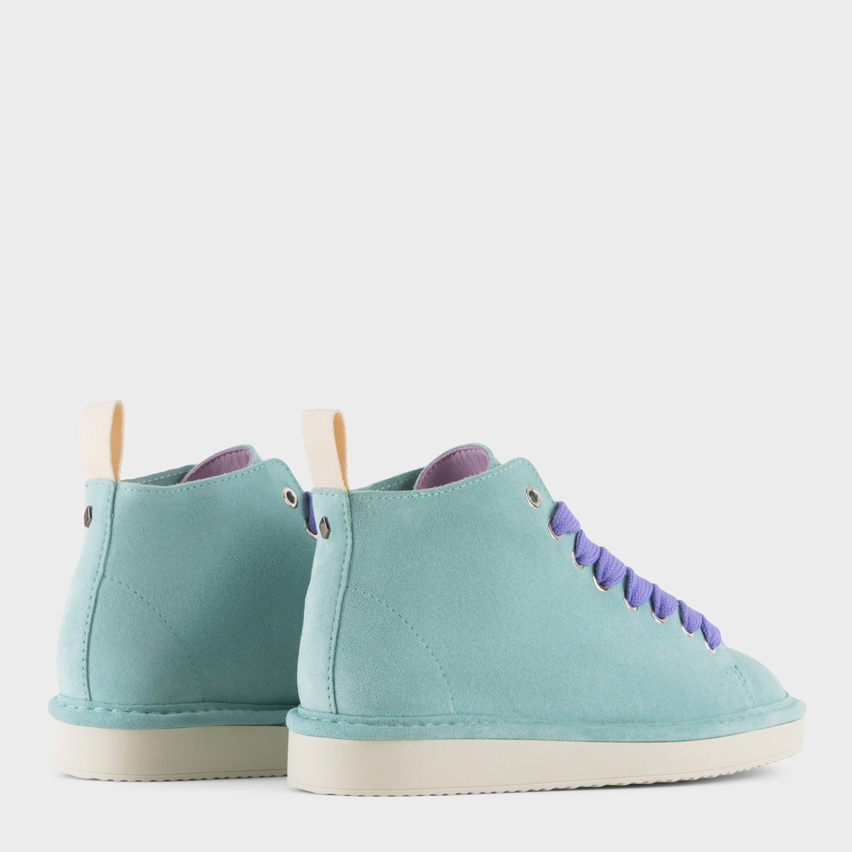 POLACCHINO P01 DONNA IN SUEDE ACQUAMARINA-VIOLA