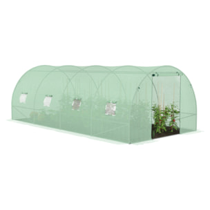 Serre 18m² verte - gamme maraichère