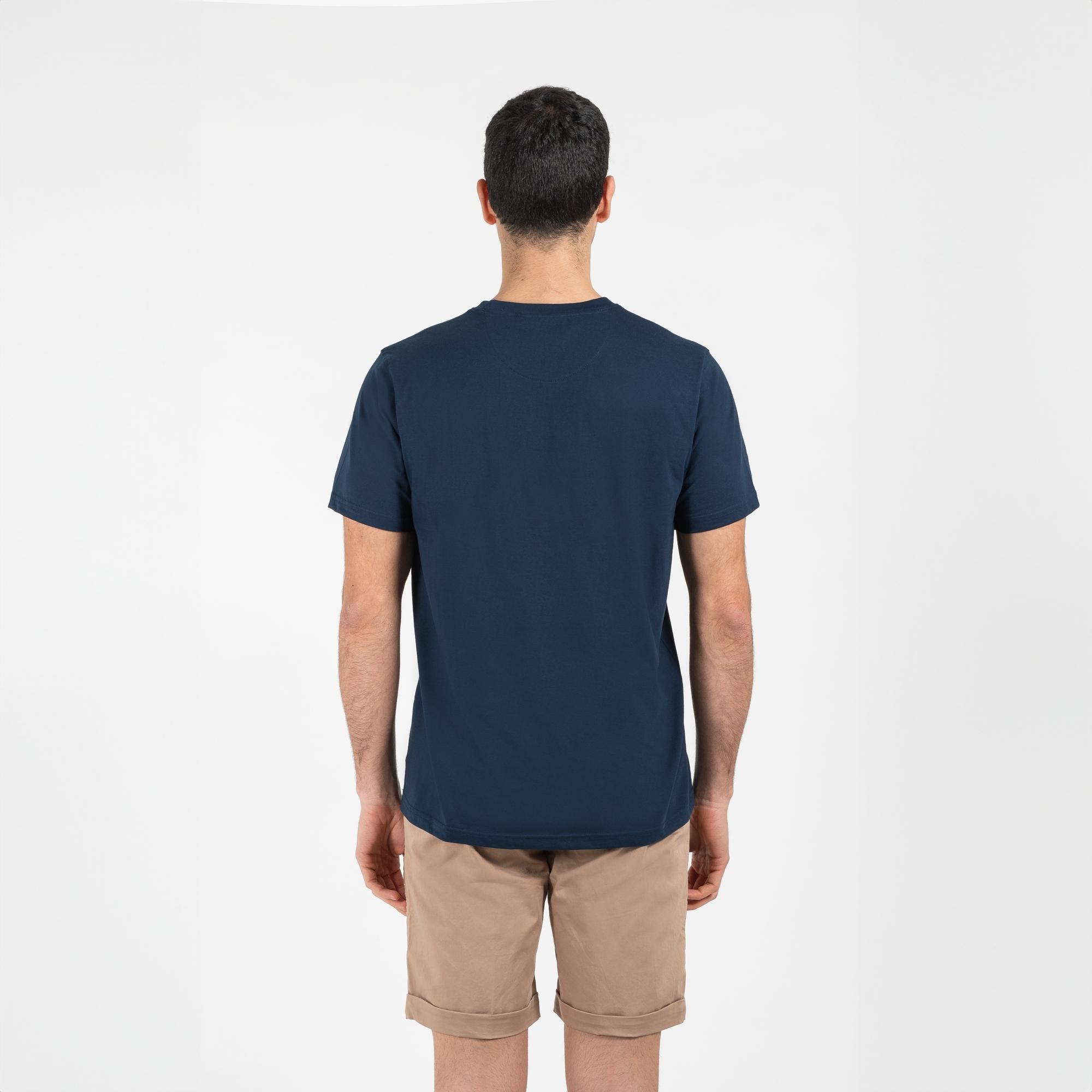 T-shirt jersey di cotone bio washed regular fit