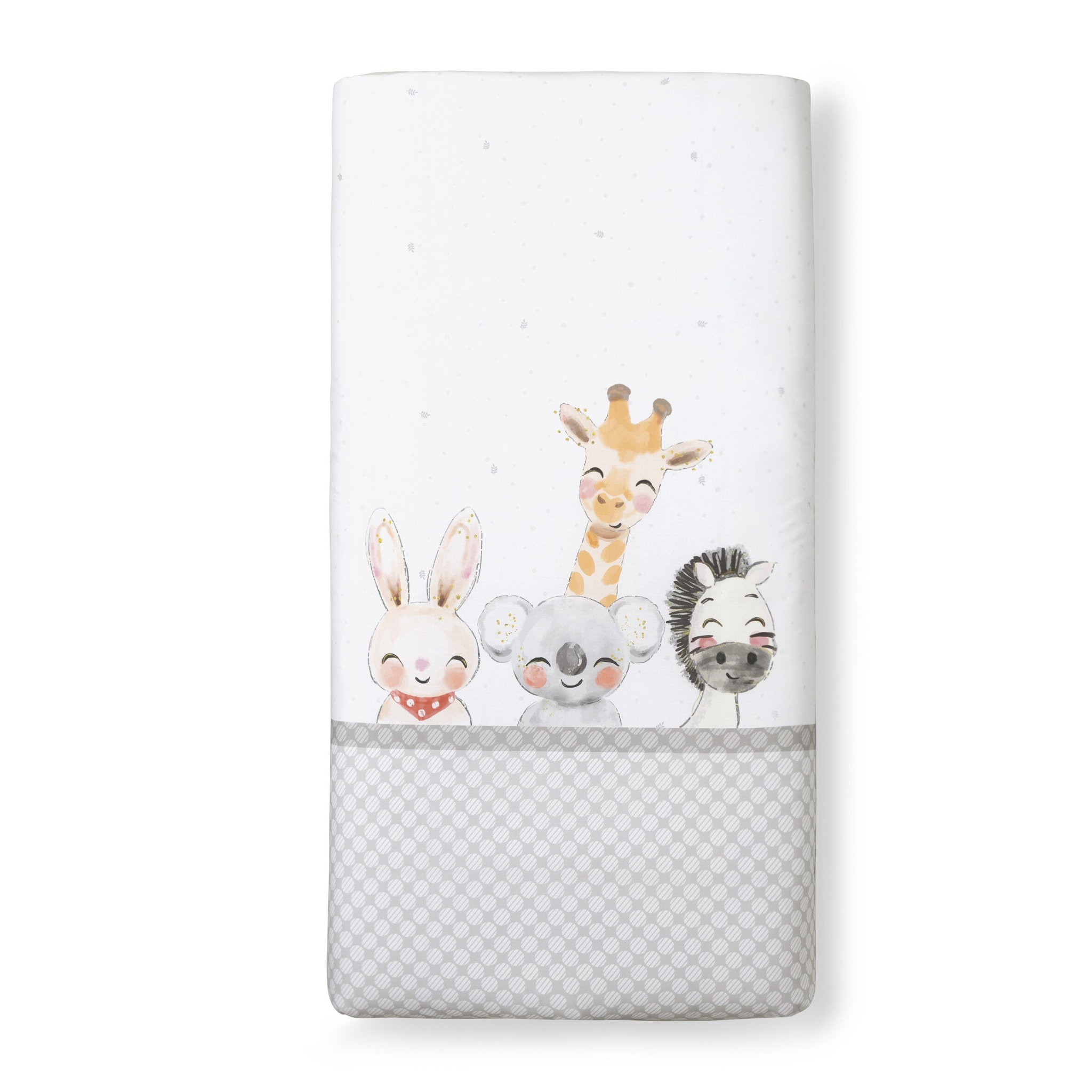 Set Textil Baúl y Funda Nórdica Acuarela Animales