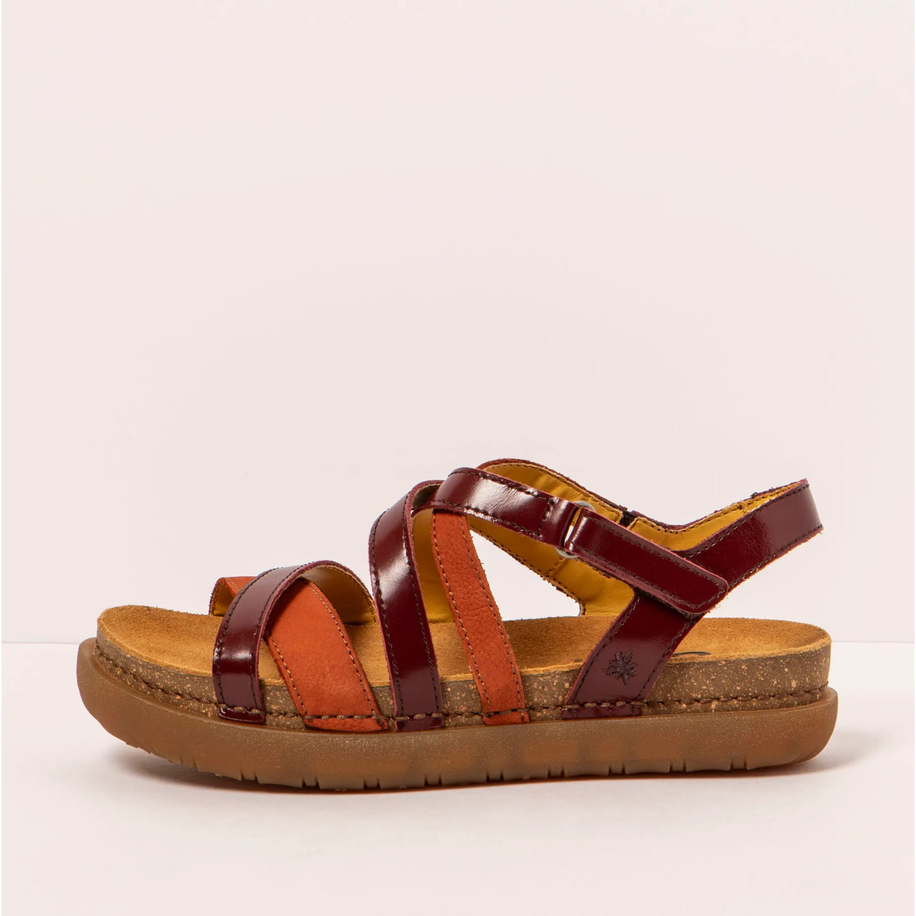 Sandalias 1714 MULTI BURDEOS-D.ORANGE /RHODES color Burdeos-d.orange