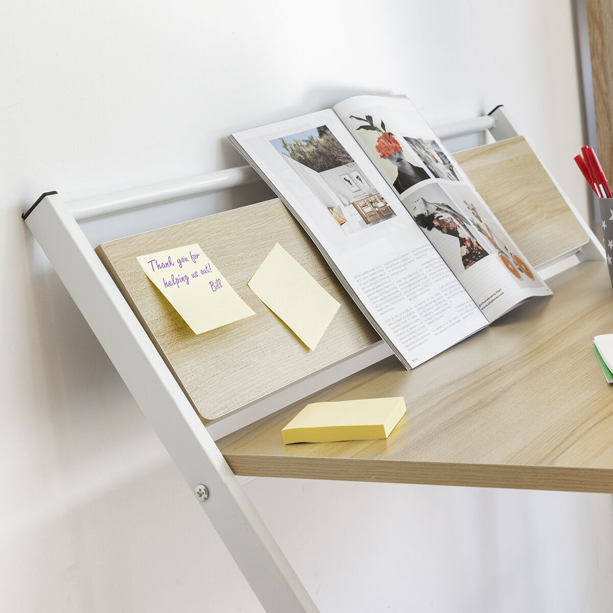 Bureau Pliable avec Étagère Tablezy InnovaGoods