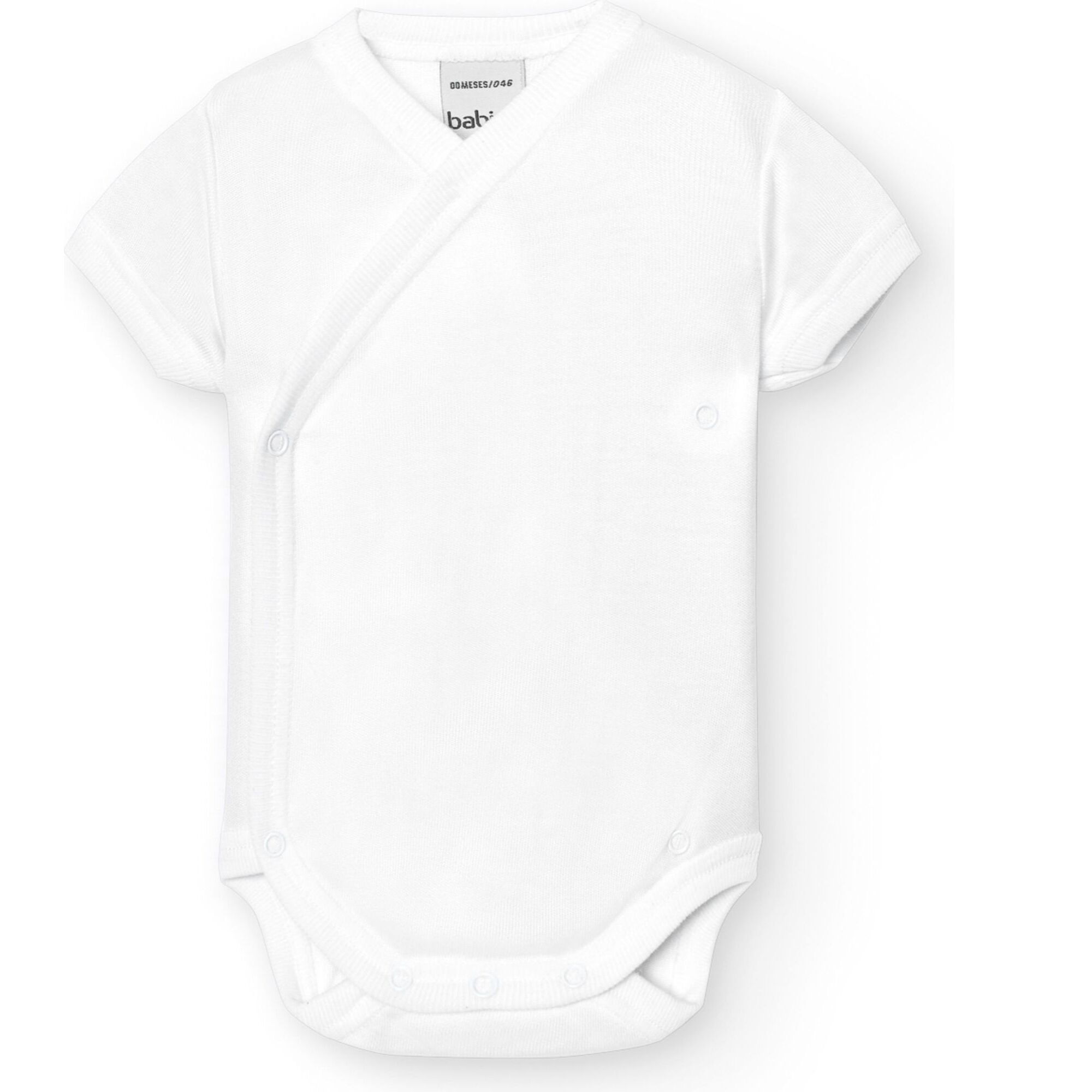 Body cruzado bebé manga corta bambú