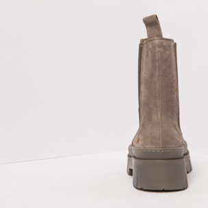 Botines 1954S SILK SUEDE TAUPE/AMBERES color Taupe