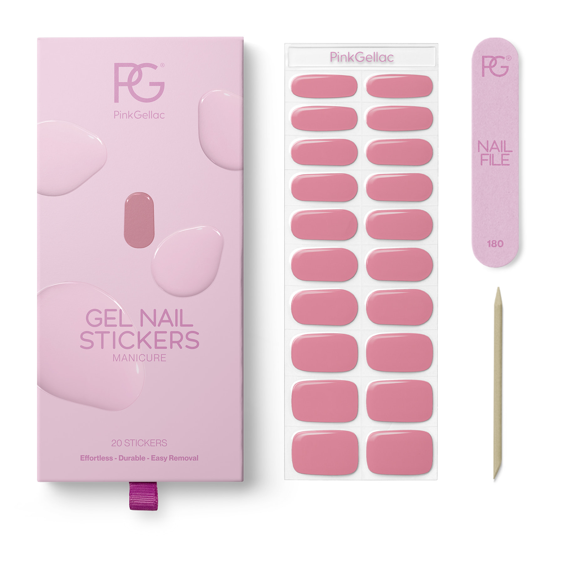 Stickers gel - 0004 Muted Rose