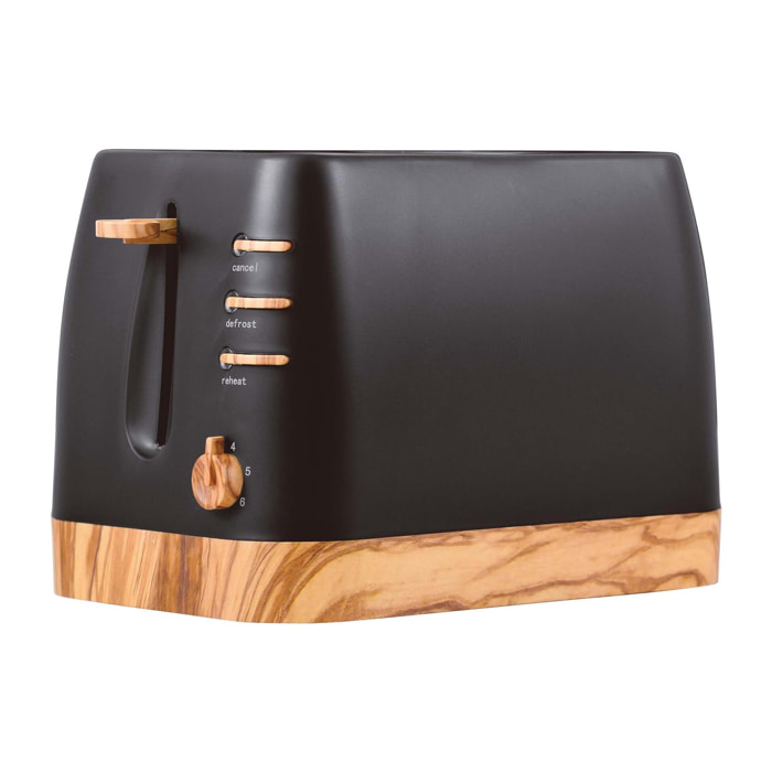 Tostadora olivar para 2 rebanadas 870w con 6 niveles de tostado