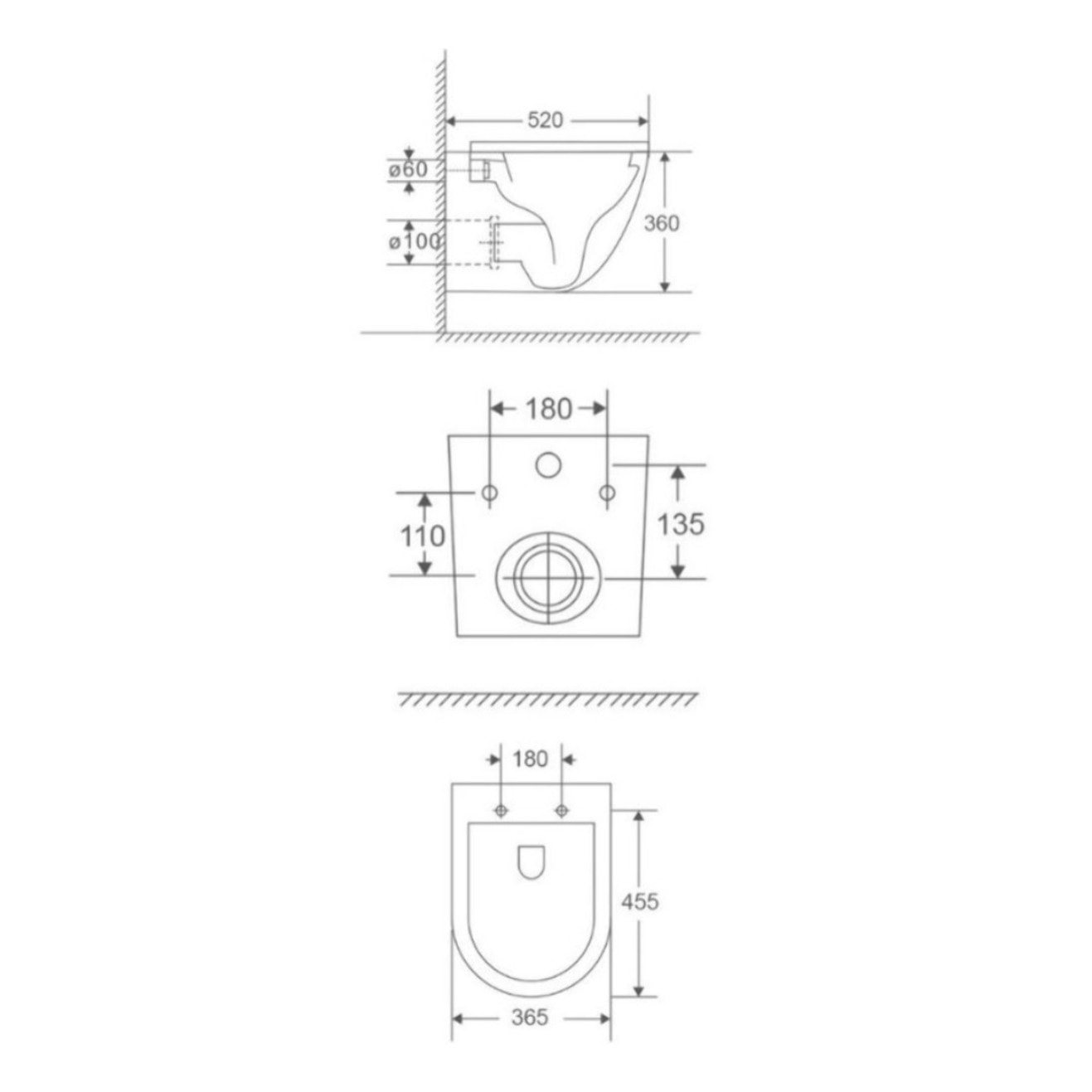 Pack WC bâti ECO 2L Swiss Aqua Technologies + WC suspendu Swiss Aqua Technologies + plaque blanc/chrome (STEST67WR04-IN)