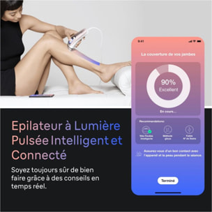 Epilateur lumière pulsée BRAUN IPL PL7211 Skin i-expert, 2 têtes, 1 rasoir Gillette Venus, 1 pochette