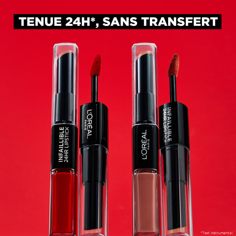 L'Oréal Paris Infaillible Rouge à Lèvres Duo 24H 214 Raspberry For Life