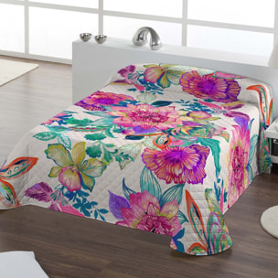 Icehome - Colcha Bouti Estampada - Reversible - 100% Poliéster - Microfibra - 70 gr/m² - Lunea