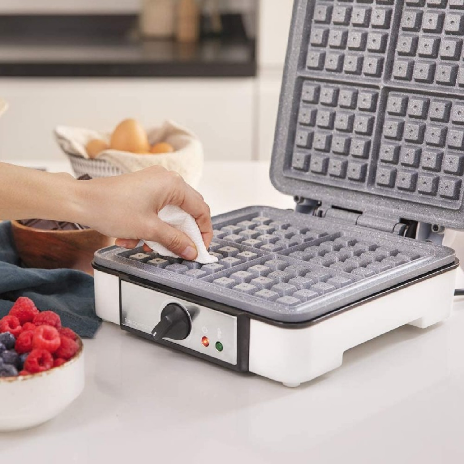 Cecotec Gofrera Gofrera Fun Gofrestone 4Inox