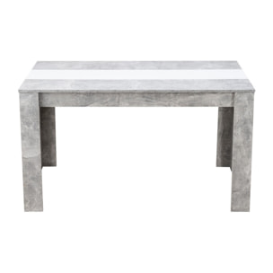 TAVOLO LISBONA CEMENTO 135X80.5 CM