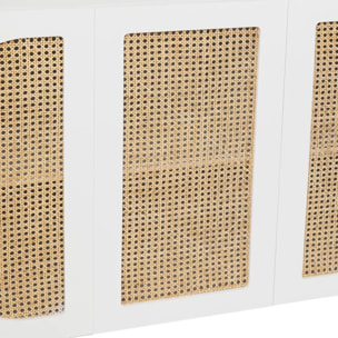 Buffet 3 portes "Cabras" 120x85cm blanc