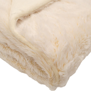 Couverture snow doublée Microdoux - Ecru