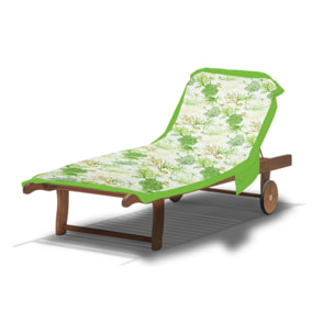 Telo Mare Lettino In Microfibra Disegno Coralli