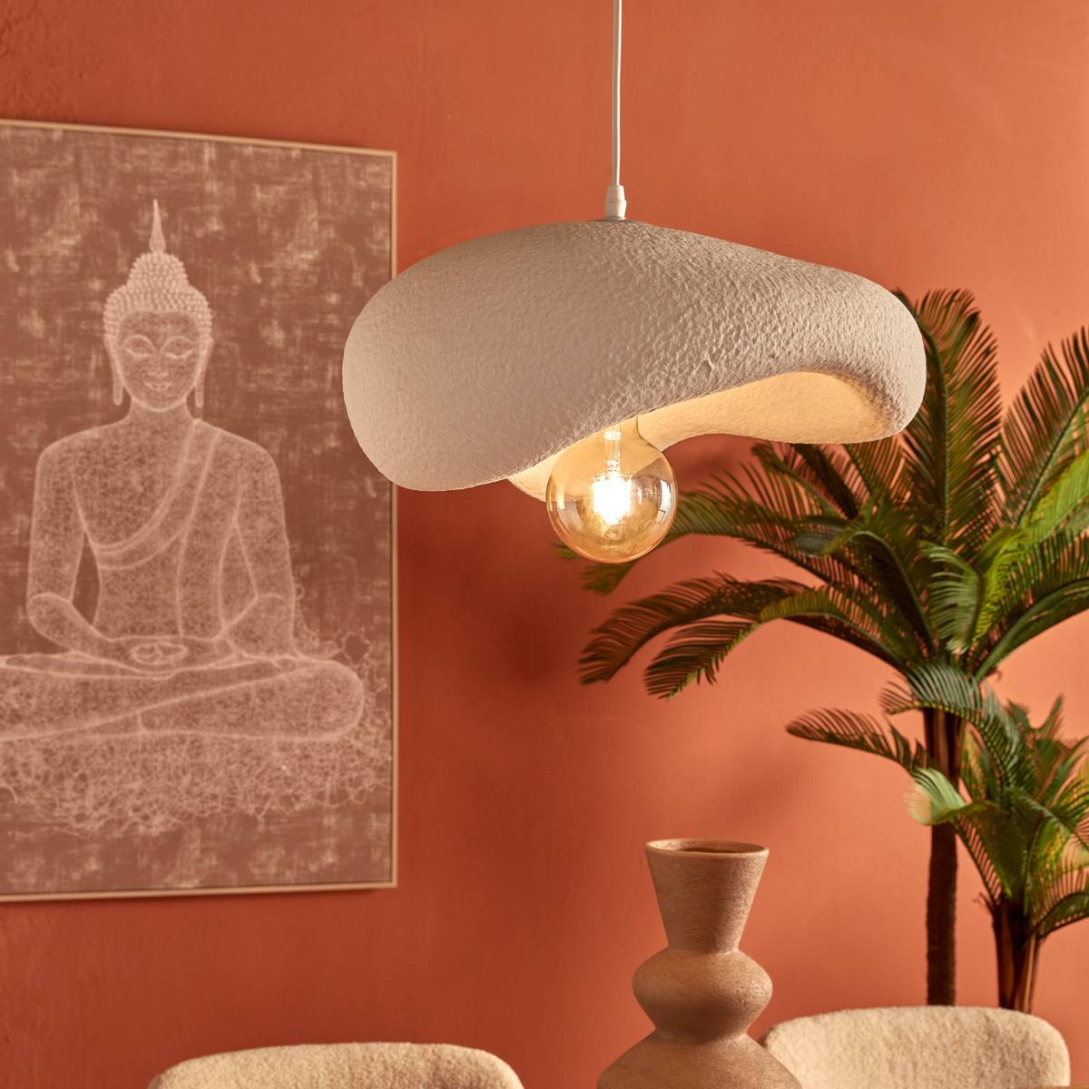 Suspension Teiva blanche