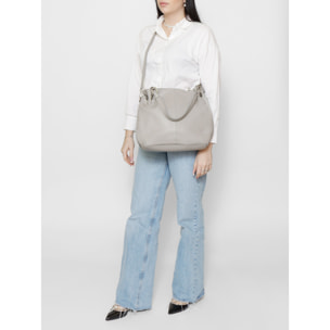 Borsa a mano da donna Made in Italy - Modello Ereba - 100% pelle - 38.0 x 30.0 x 12.0 cm