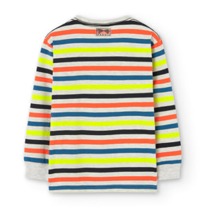 Camiseta punto listada de niño -BCI