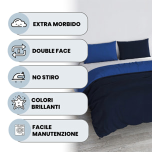 PARURE COPRIPIUMINO VERA - 100% Microfibra - Made in Italy