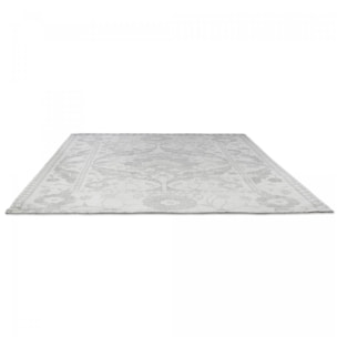 Tapis salon et chambre fait main en coton motif floral CHICDOUB