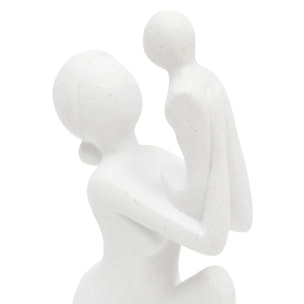 Famille déco Colin H.21cm blanc