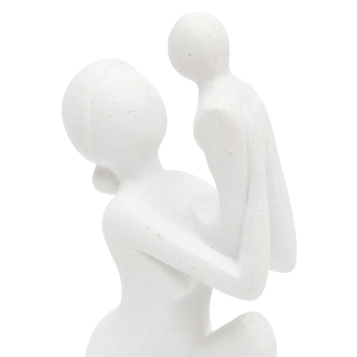 Famille déco Colin H.21cm blanc