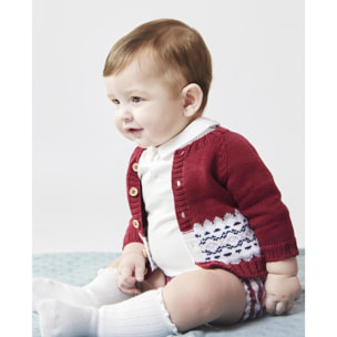 Body cuello bebé viella blanco