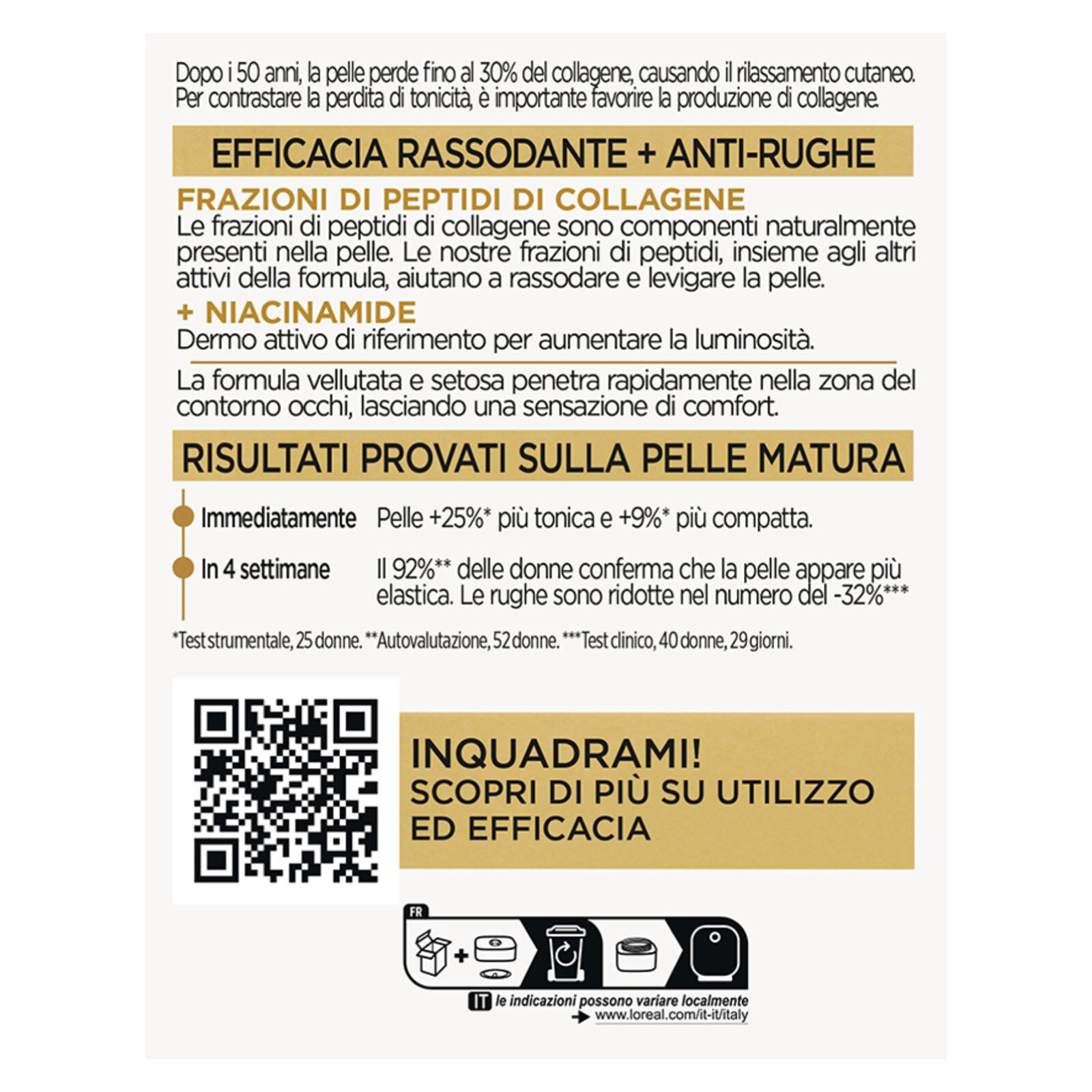 Crema Contorno Occhi Rassodante Age Perfect Collagen Expert con Peptidi di Collagene e Niacinamide 15ml