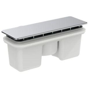 IDEAL STANDARD Receveur antidérapant 140 X 90 Ultra Flat New acrylique rectangle blanc bonde incluse