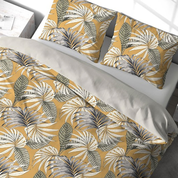 Parure Housse De Couette 3pcs 100% Polyester 72gsm Aquilie