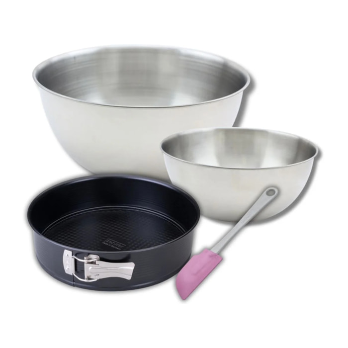 Set de 3 ustensiles de pâtisserie en acier et plastique PerfectBack+ PerfectBack+ Zenker PerfectBack+