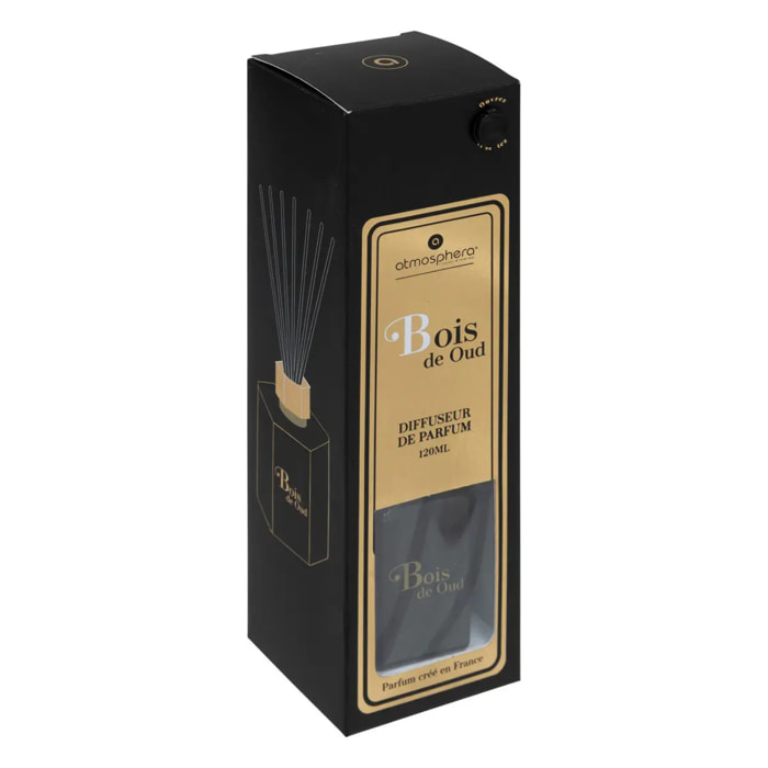 Diffuseur de parfum "Arlo" en verre D7,5cm noir