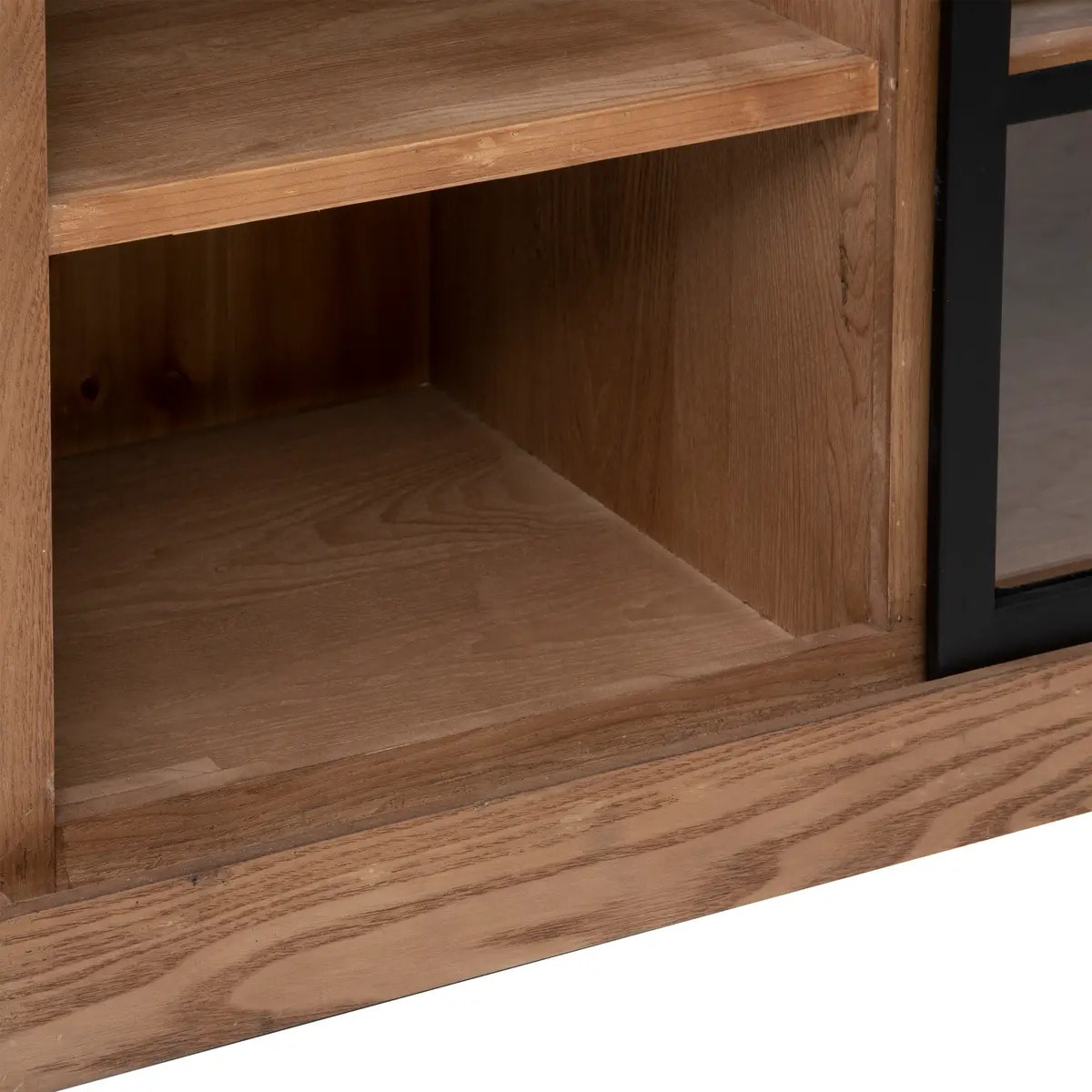 Buffet 1 porte "Danik" bois naturel 94x95cm