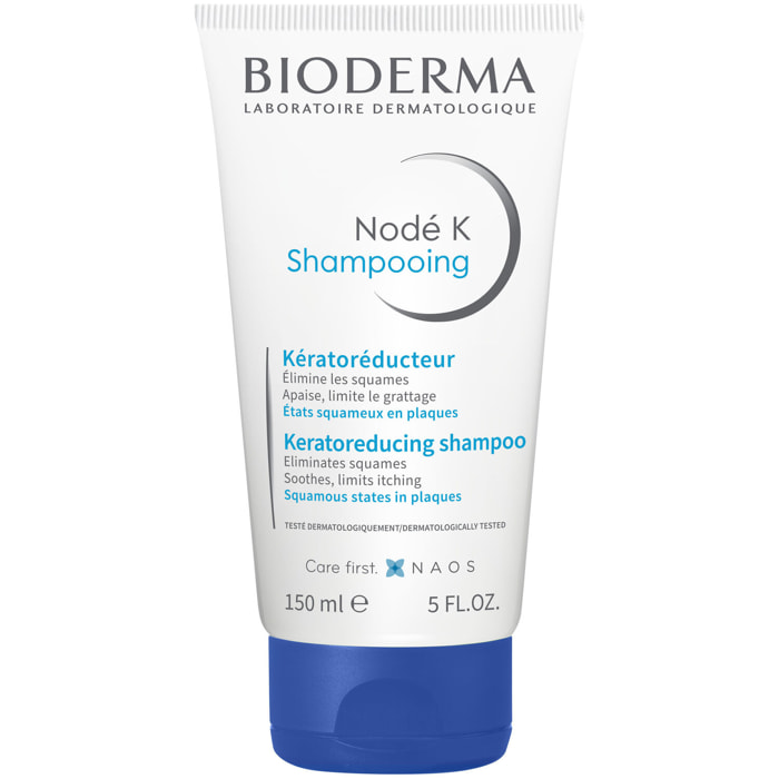 Nodé K Shampooing - Kéro-Réducteur - Élimine Les États Squameux en Plaque 150 ml