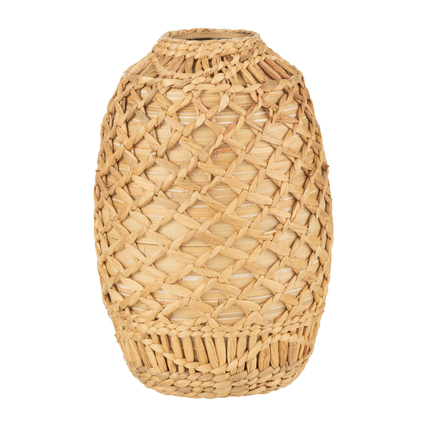 J-Line vase Tresse - bambou - naturel - medium - 37 cm de hauteur