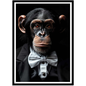 Affiche - Chimpanzee Wild Suits - Philippe Hugonnard