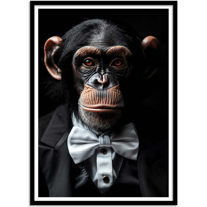 Affiche - Chimpanzee Wild Suits - Philippe Hugonnard