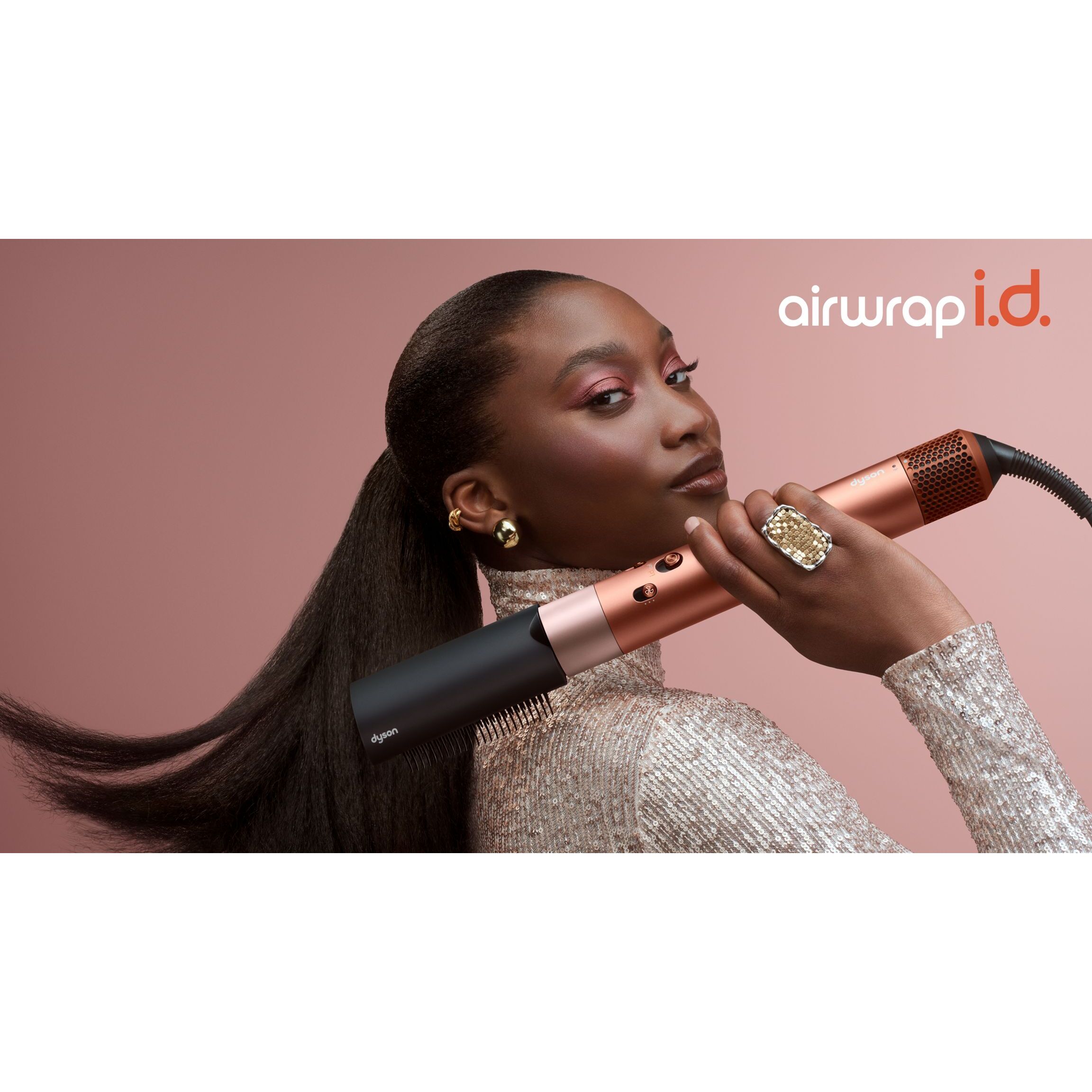 Multi-styler asciugacapelli Dyson Airwrap i.d.™ connesso (Amber Silk) | Nuovo