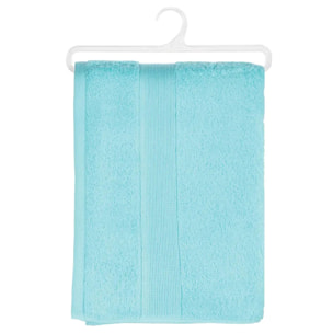 Drap de douche "Essentiel" - coton 450 gr/m² - bleu aqua 70x130 cm